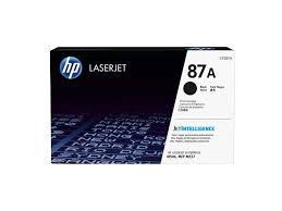 CF287A  HP 87A Black LaserJet Toner Cartridge